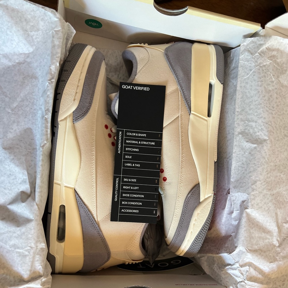 Air Jordan 3 Retro Muslin Mens